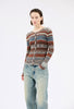 SPACE DYED Yarn Mix Cardigan, Multicolor from ODEEH 
