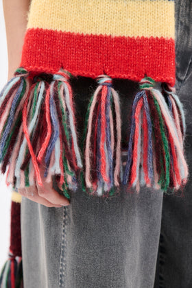 ALPACA WOOL MIX Schal, Multicolor from ODEEH 