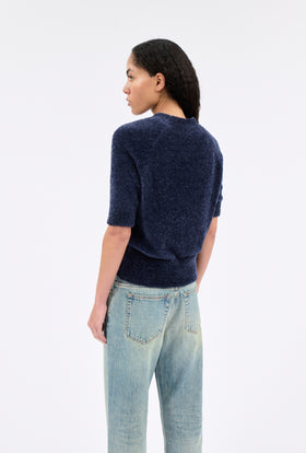 Lurex Knit Pullover, Ink from ODEEH 