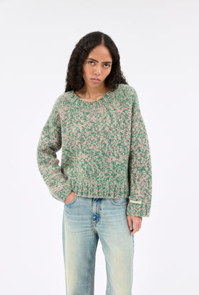 ALPACA WOOL MIX Pullover, Russian green from ODEEH 