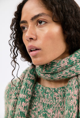 ALPACA WOOL MIX Schal, Russian Green from ODEEH 