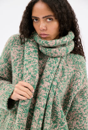 ALPACA WOOL MIX Schal, Russian Green from ODEEH 