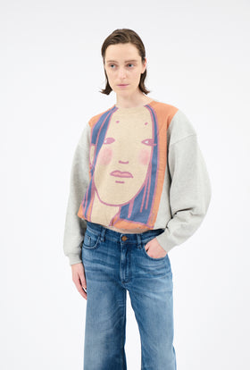 FRENCH TERRY Jersey Sweatshirt, Orange from ODEEH 
