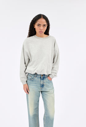 FRENCH TERRY Jersey Sweatshirt, Heather Grey from ODEEH 
