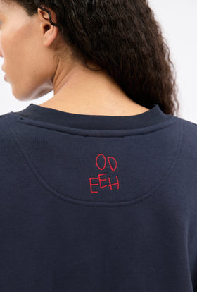 FRENCH TERRY Jersey Sweatshirt, Navy from ODEEH 